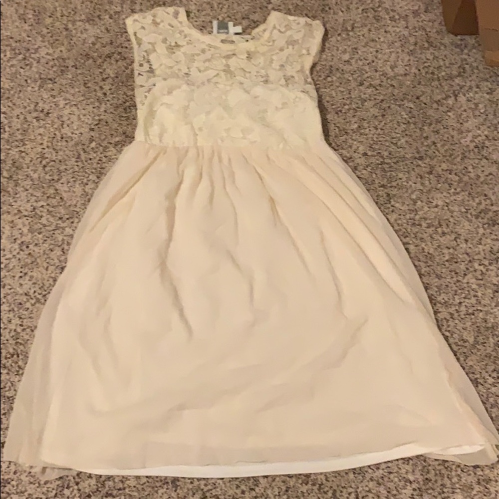 ASOS lace maternity dress
